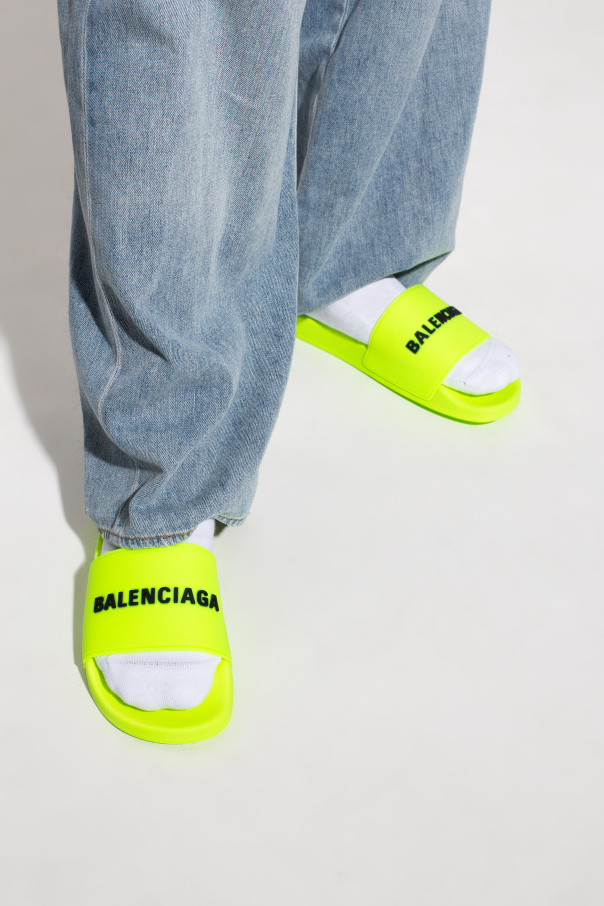 Yellow 2025 balenciaga slides